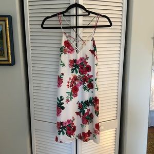Mini floral express dress